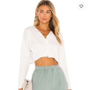 NWOT Lovers & Friends white cardigan